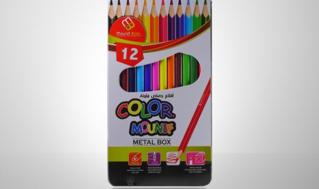 Crayon de couleur 12 B-Metal